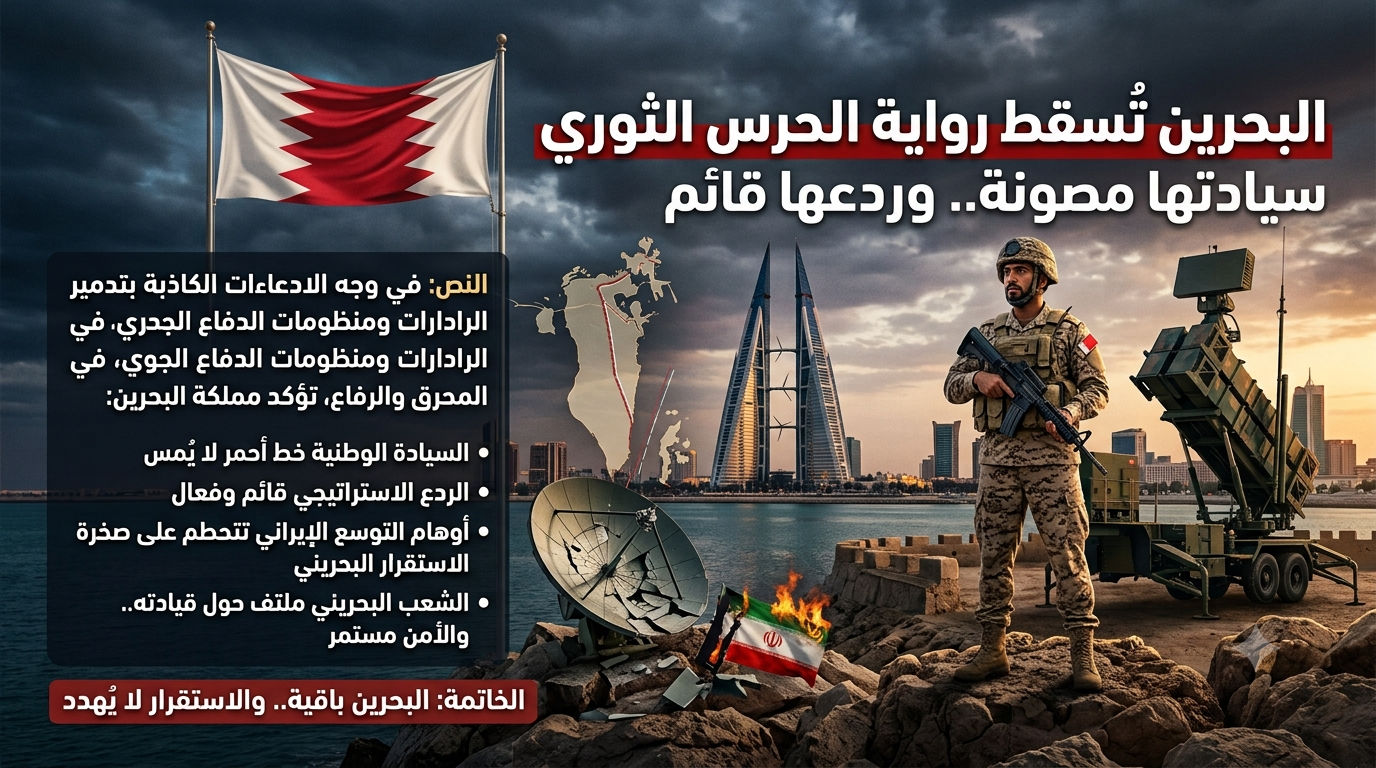 البحرين.. حصن الاستقرار الذي تتحطم عليه أوهام الحرس الثوري”