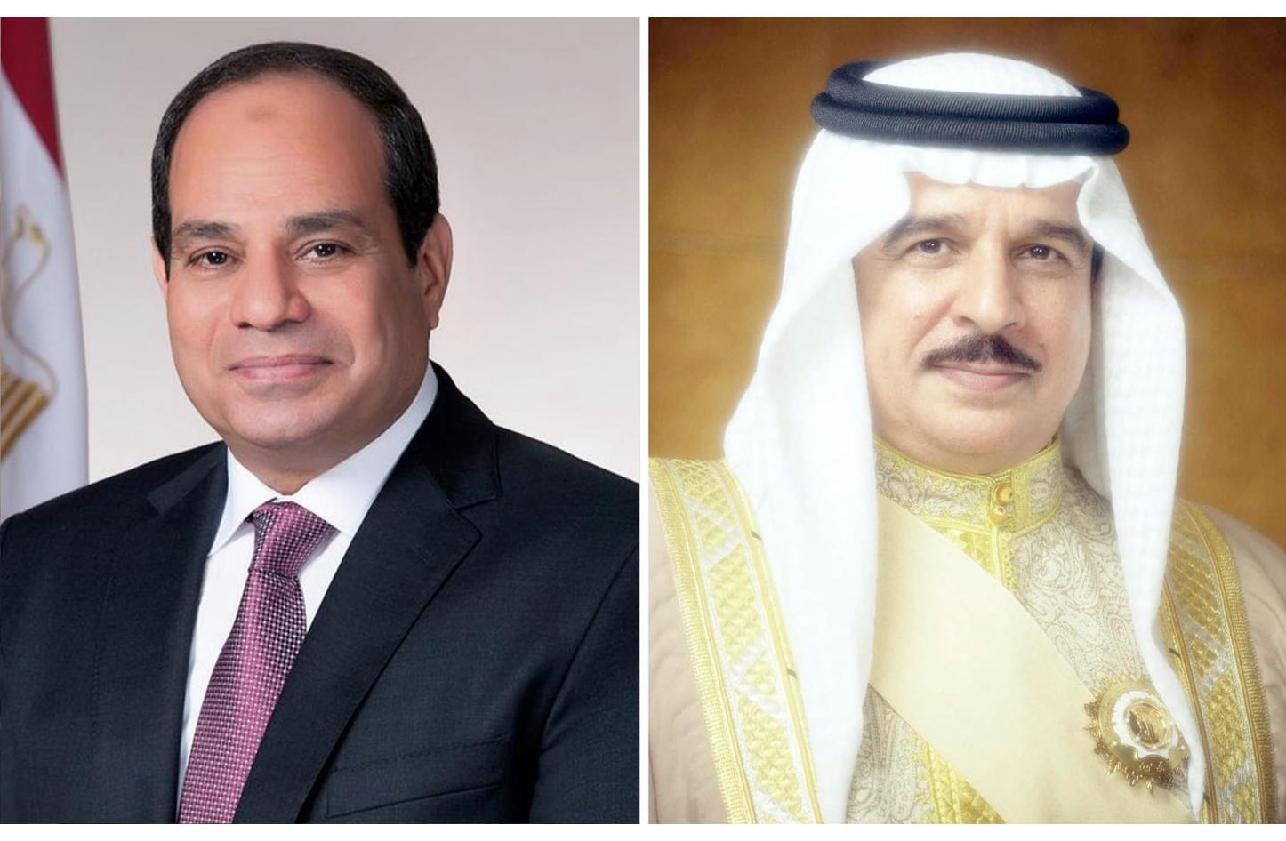 جلالة الملك والرئيس المصري يبحثان تطورات المنطقة وتعزيز العلاقات الثنائية