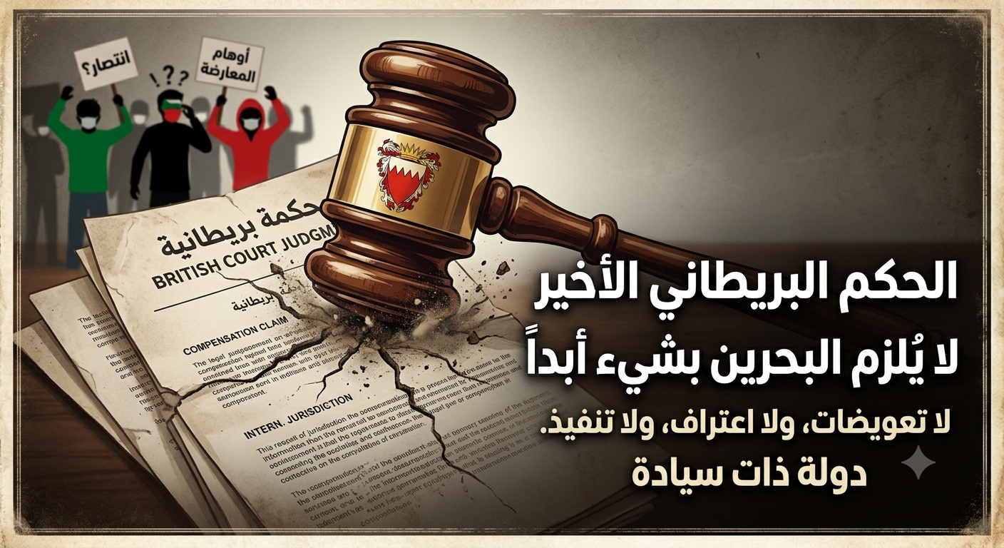 السيادة لا تُساوَم.. وحكم لندن لا يُلزم المنامة