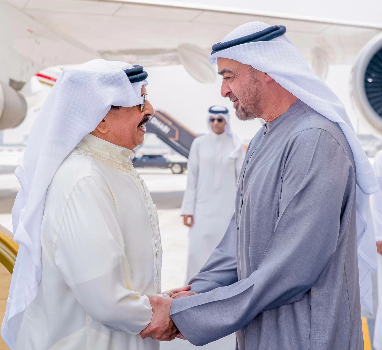 جلالة الملك المعظم ورئيس دولة الإمارات العربية المتحدة يبحثان العلاقات الأخوية والتطورات الإقليمية